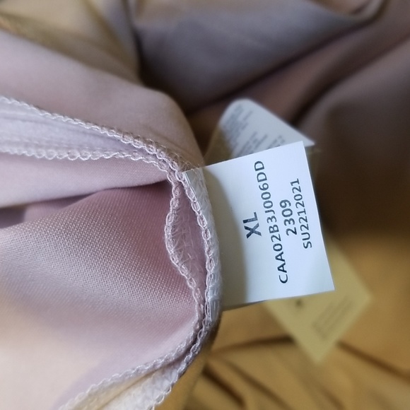 CUPSHE Women High Waist Zipper Bodycon Silhouette Light Brown Short Skirt - Picture 8 of 9